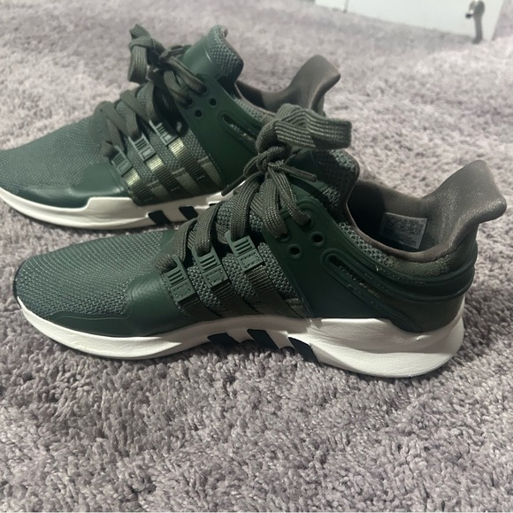 Adidas EQT Support ADV Originals Womens Green Running Sneakers - Picture 5 of 6
